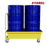 SYSBEL – With Cart Mobile Steel Spill Pallet – SPM222