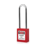 Long Steel Shackle Safety Padlock