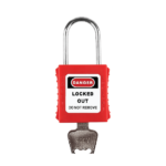 Thin Steel Shackle Safety Padlock 4