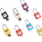 Thin Steel Shackle Safety Padlock 7