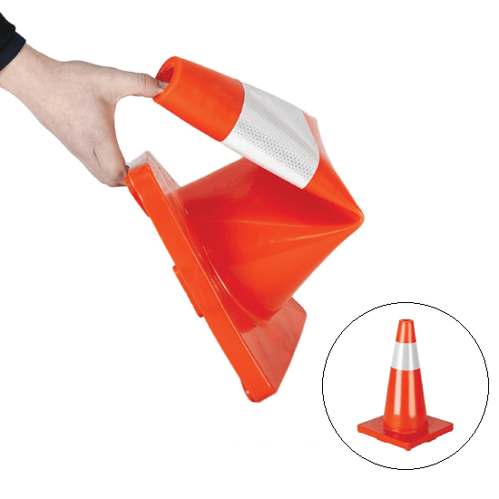 PVC Reflective Traffic Safety Cone In BD