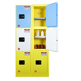 30 Gal Partitioned Storage Chemical Safety Cabinets BD 3