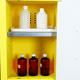 30 Gal Partitioned Storage Chemical Safety Cabinets BD 4