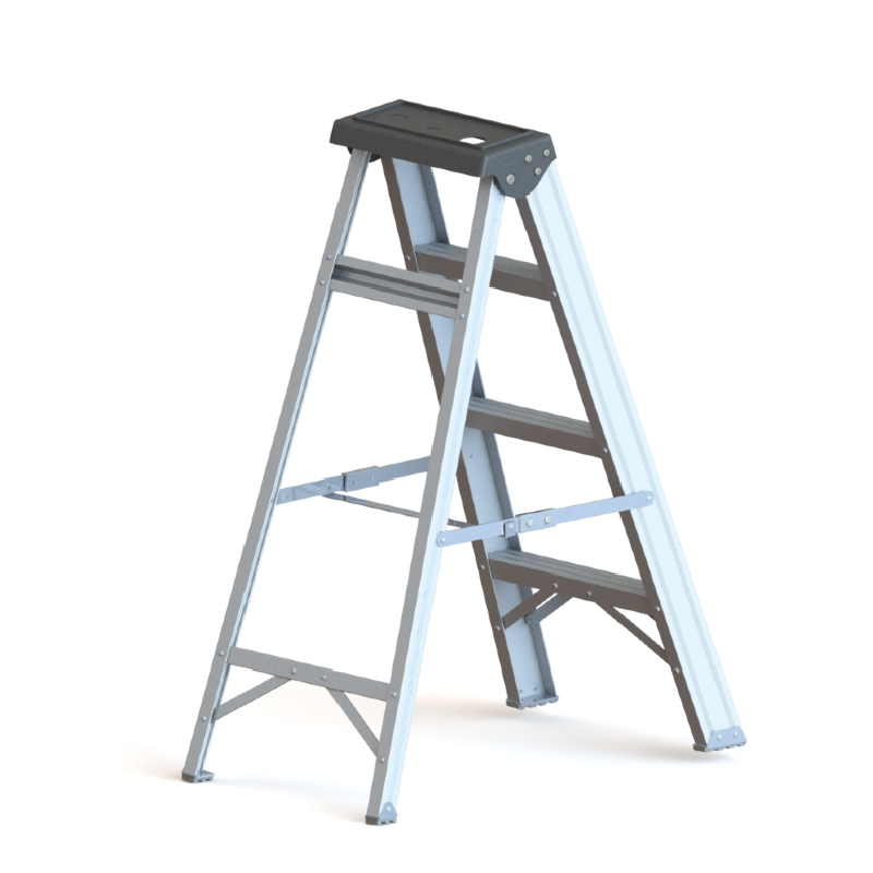 ALUMINIUM SINGLESIDE LADDER BD 2