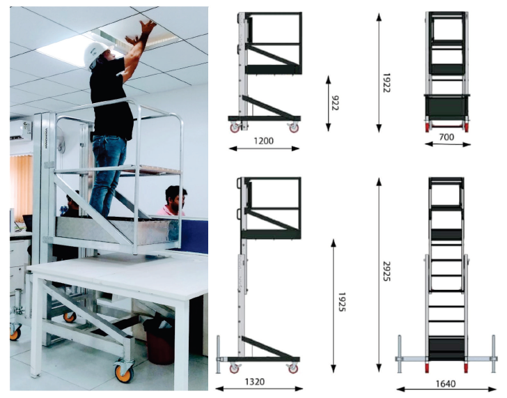 Desksurfer – Work Platform BD 2