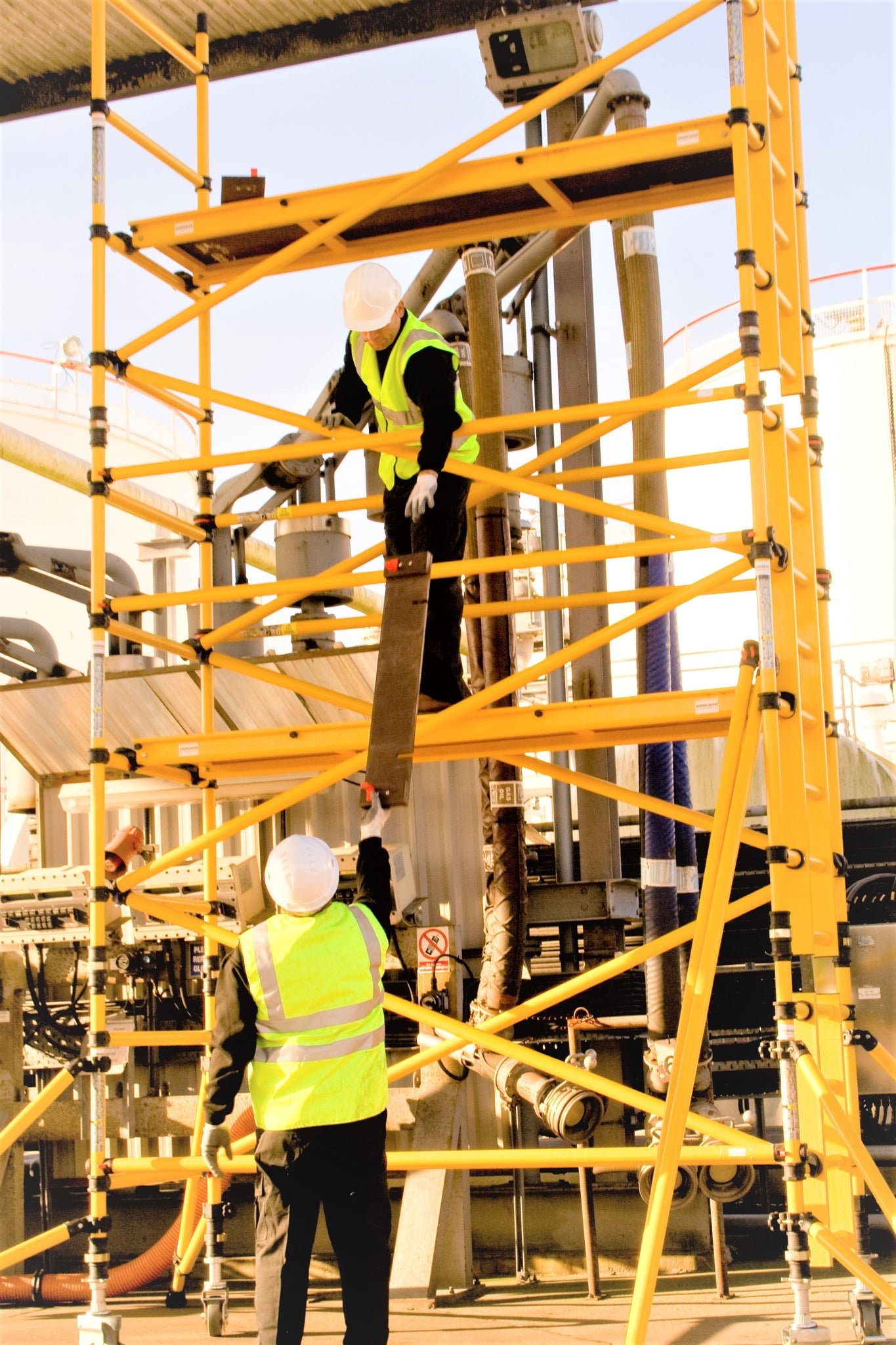 FRP (Fibreglass) Electrical Shockproof Scaffold Tower- Boss Zone 1 BD 2