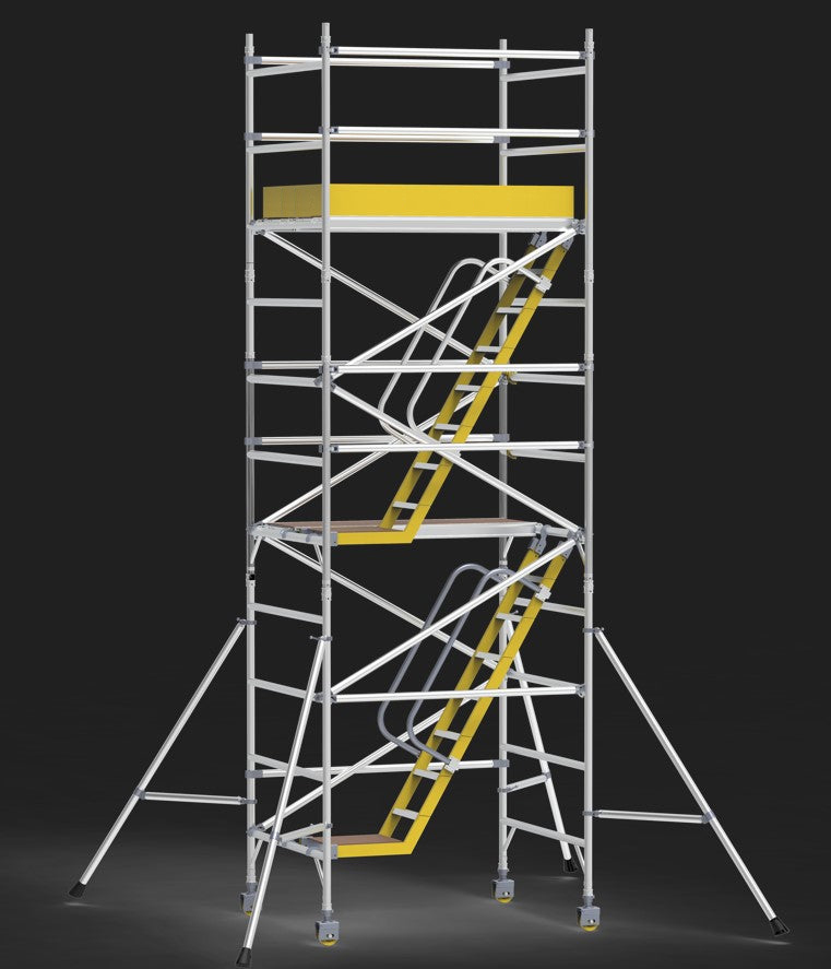 Light weight Heavy Duty Aluminum Access Scaffold Stairway Towers – BOSS BD 2