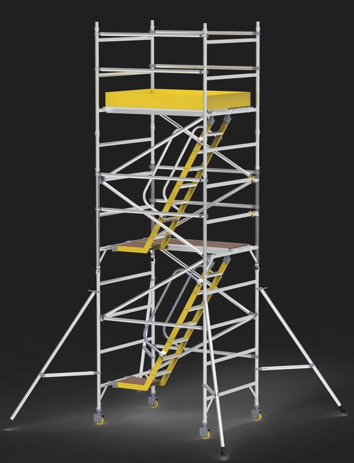 Light weight Heavy Duty Aluminum Access Scaffold Stairway Towers – BOSS BD 3