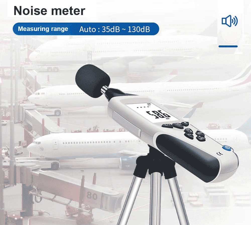 ET-965 5 in 1 Multifunction Environment Meter with Sound Level Meter, Light Meter, Humidity, and Temperature Fuction 3