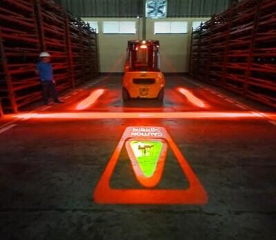 Forklift Red Zone Light project in Bangladesh